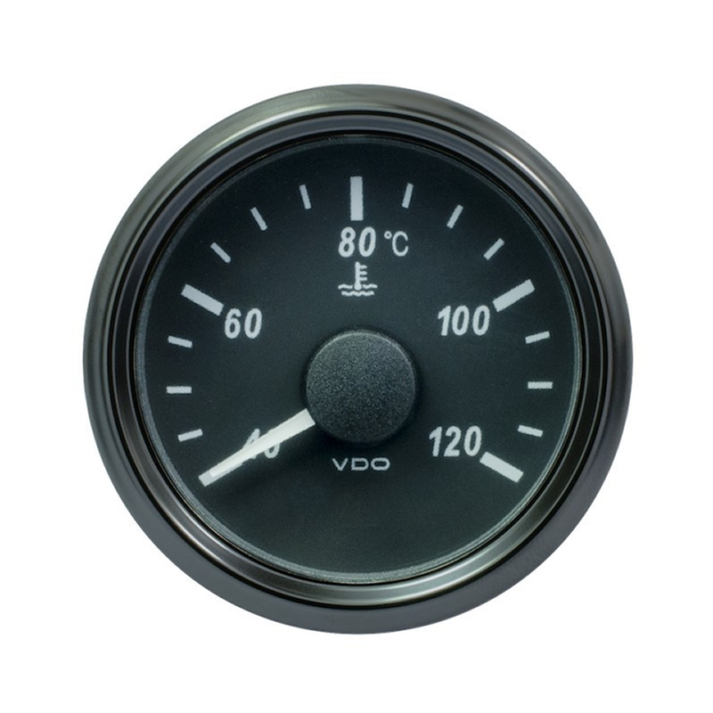 VDO SingleViu 0246 Coolant Temperature 120°C Black 52mm gauge